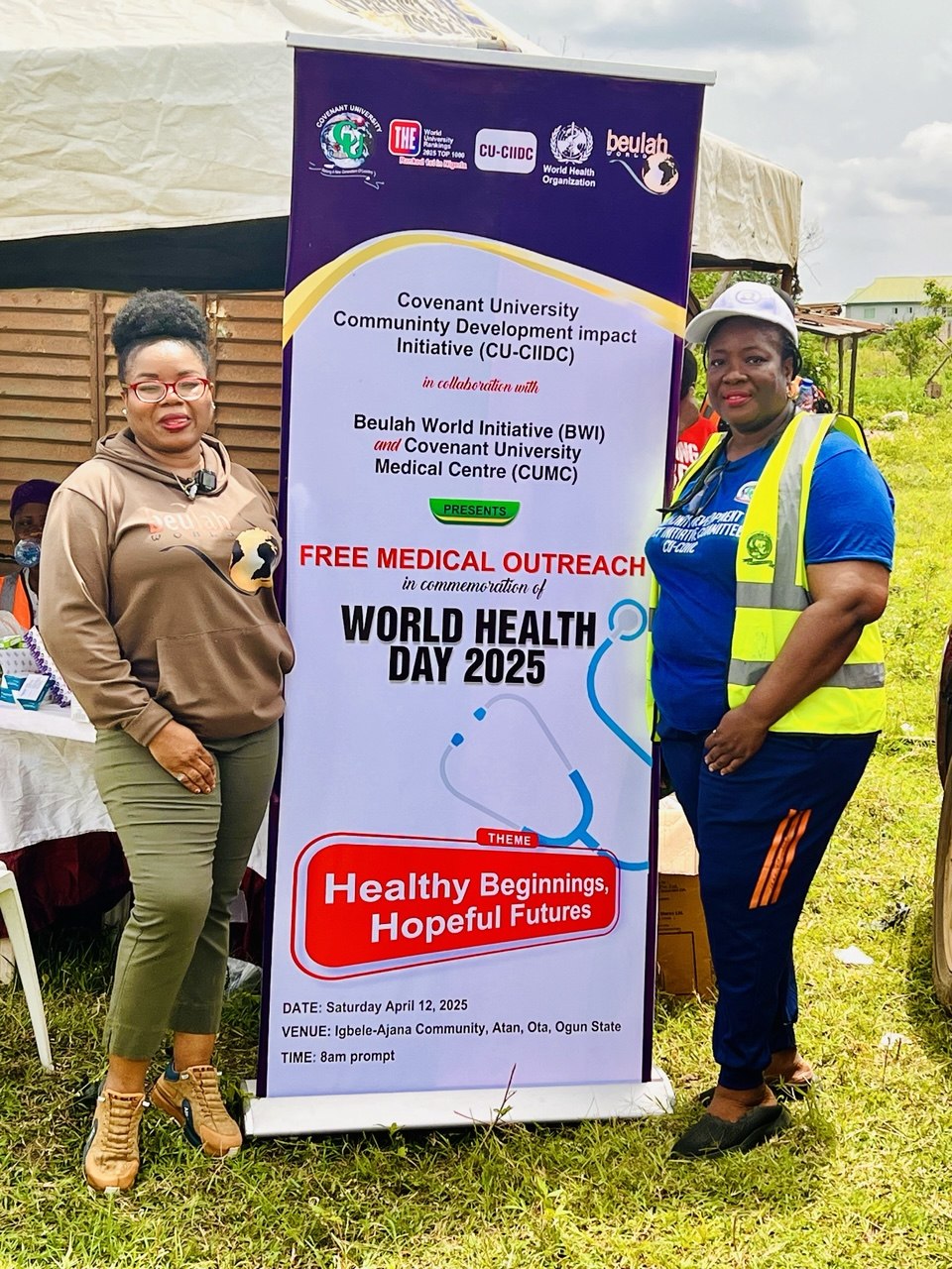Beulah World volunteers serving a community